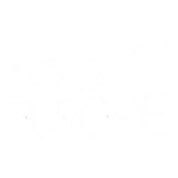 The image displays the text "INVEST EUROPE" in a bold, stylized font against a dark background